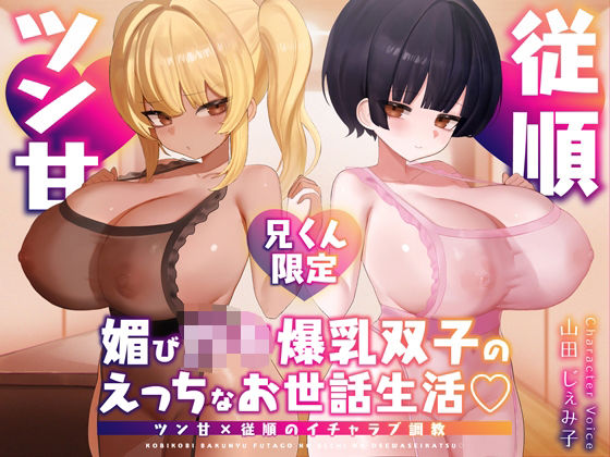 【ネタバレ】【兄くん限定】媚び〇キ爆乳双子のえっちなお世話生活（はーと） ツン甘×従順のイチャラブ調教【KU100】｜d_582529