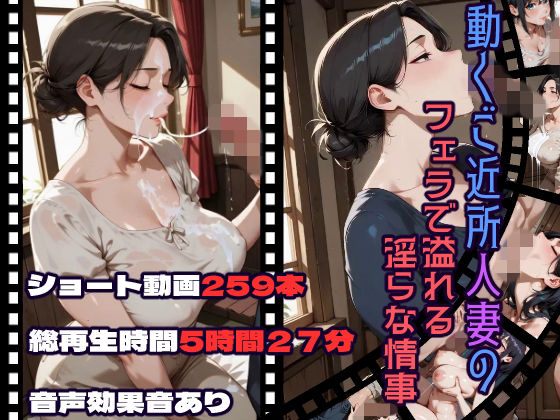 【ネタバレ】動くご近所人妻のフェラで溢れる淫らな情事｜d_756654