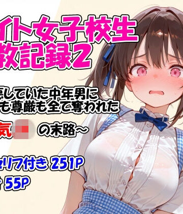 【ネタバレ】バイト女子校生調教記録2〜嫌悪していた中年男に身体も尊厳も全て奪われた生意気JKの末路〜｜d_761166