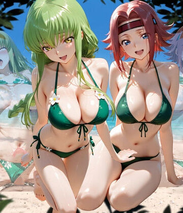 【ネタバレ】ビーチで出会った美女をナンパしてメス堕ちさせた話 コー○ギアス編｜d_767507