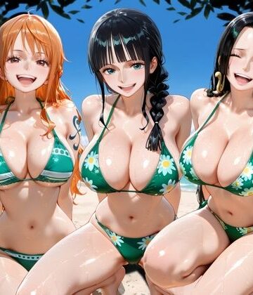 【ネタバレ】ビーチで出会った美女をナンパしてメス堕ちさせた話 ワ○ピース｜d_775558