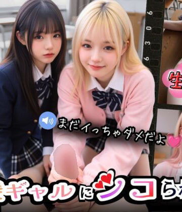 【ネタバレ】【実写系Hゲーム】好きな娘の前で金髪ギャルにシコられる！射精限界おち●ぽ焦らし我慢｜d_789236