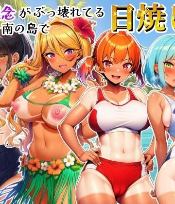 【ネタバレ】貞操観念がぶっ壊れてる南の島で日焼け女子校生たちとハメまくる話｜d_791242