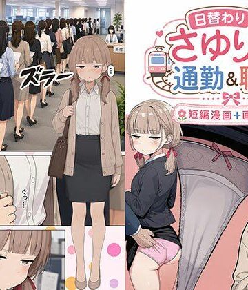 【ネタバレ】日替わりさゆりさんの通勤＆職場 短編漫画＋画像集｜d_785760