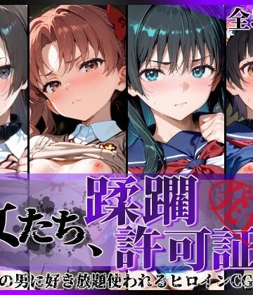 【ネタバレ】その女たち、蹂躙許可証発行済み -街の男たちに好き放題使われるヒロインCG集- とある学園都市の女編｜d_806564