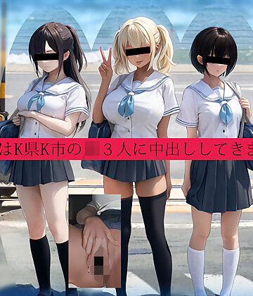【ネタバレ】今回はK県K市のJK3人に中出ししてきました。｜d_814972