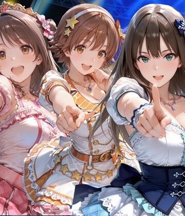 【ネタバレ】昼はアイドル夜は生オナホ生活渋●凛＆島●卯月＆本●未央｜d_820351