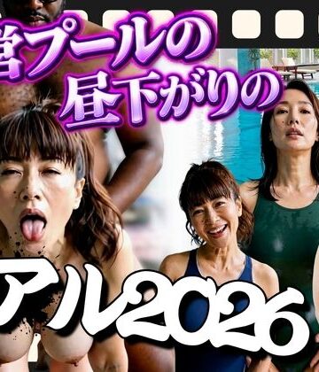 【ネタバレ】市営プールの昼下がりのリアル2026 〜競泳水着の熟女7人が黒人コーチの極太チ◯ポに堕ちるまで〜｜d_826625