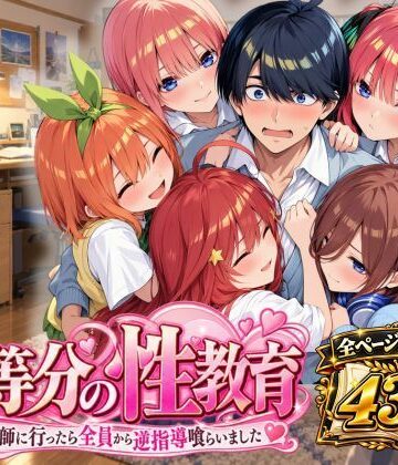 【ネタバレ】五等分の性教育〜家庭教師に行ったら全員から逆指導喰らいました〜｜d_828240